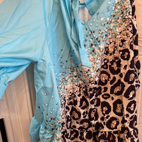 Casual Leopard Halter Loose Blouse - Picture 6 of 6